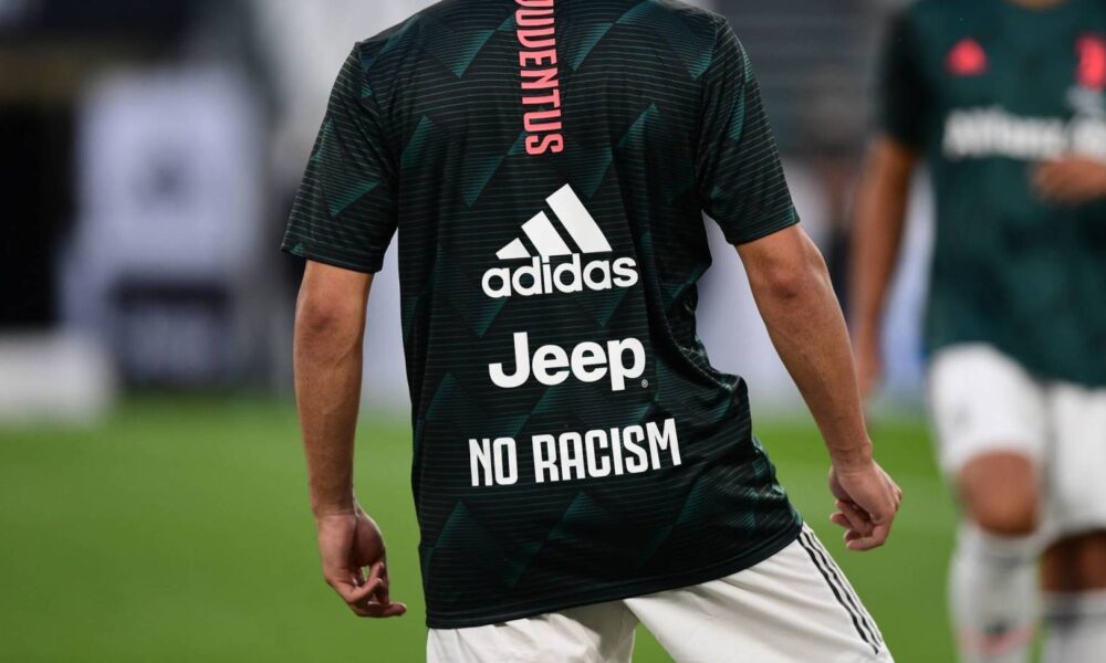 ‘Black Lives Matter’ and ‘No Racism’ printed on Milan and Juventus jerseys