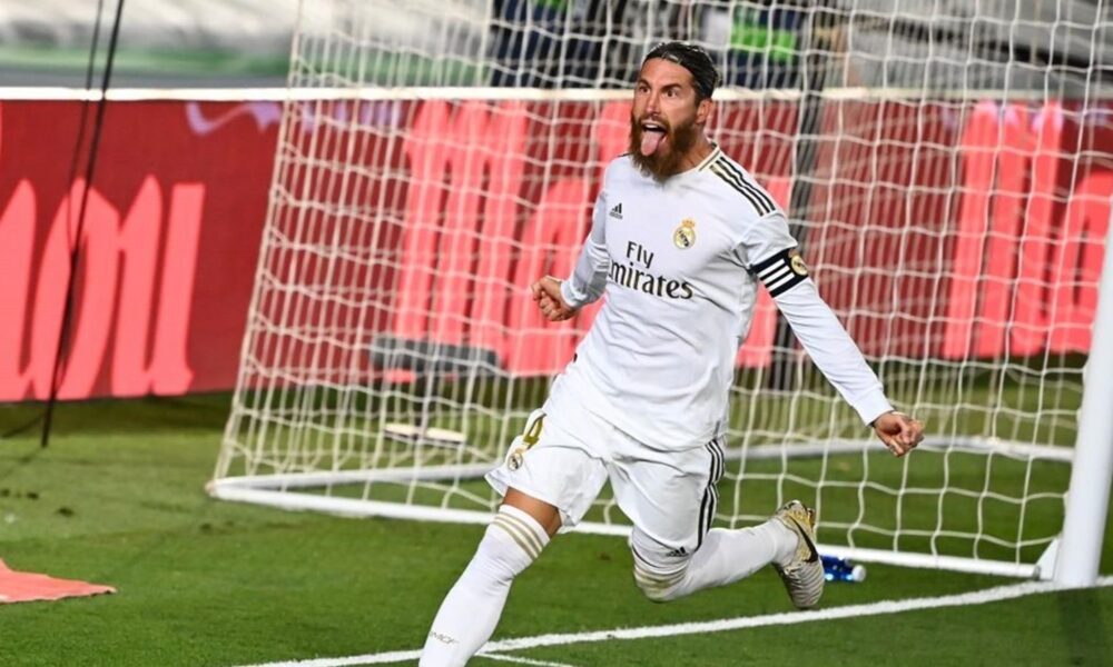 On 450th La Liga appearance Ramos defends Real Madrid from a penalty spot