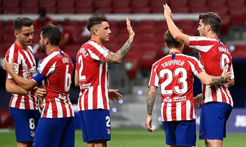 Atletico on the 3rd position with 62 points