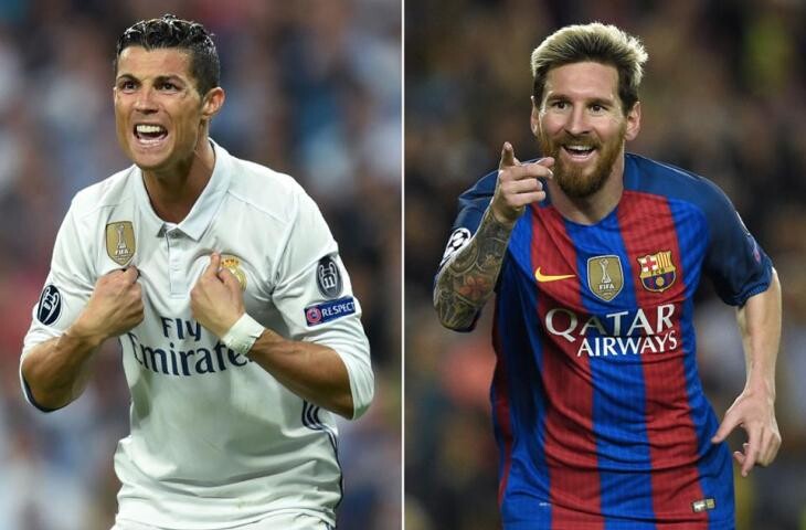 Lionel Messi beats Cristiano Ronaldo